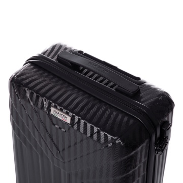 Troler Cabina ABS 4 Roti Duble Ella Icon Arrow 1155-55 cm Negru - Img 4