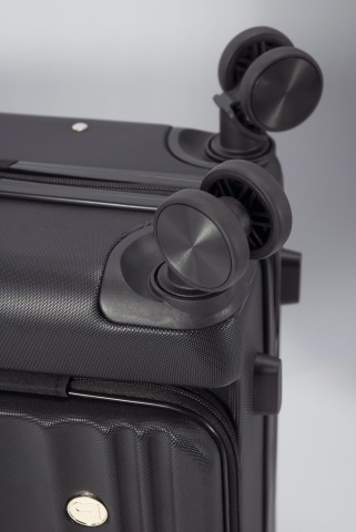 Troler cabina Benzi BZ 5801, comp. laptop 13-14", ABS, cifru TSA, 4 roti duble, negru - Img 8