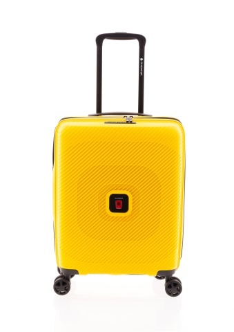 Troler Cabină Extensibil 55x40x20 cm Gladiator Vincent, Polipropilenă, Cifru TSA, Galben - Img 9