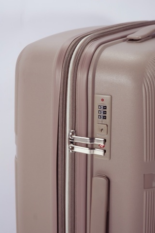 Troler Cabină Extensibil Benzi 55x36x24 cm, Polipropilenă, Cifru, BZ 5842, Negru - Img 4