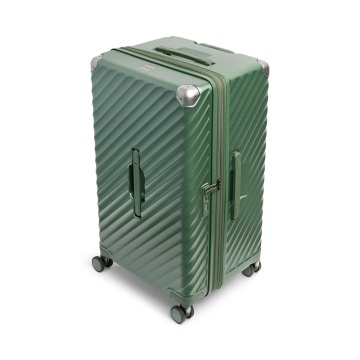 Troler cabina extensibil Carryon Trunk, policarbonat, 56x26x33 cm, bagaj de mana, cifru TSA, 4 roti cu suspensii, verde - Img 4