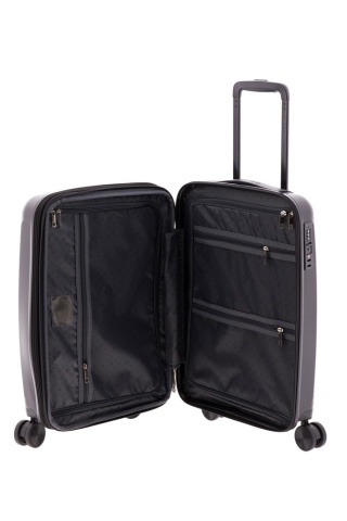 Troler cabina extensibil Gladiator Calypso, polipropilena, cifru TSA, 55 cm, negru - Img 2