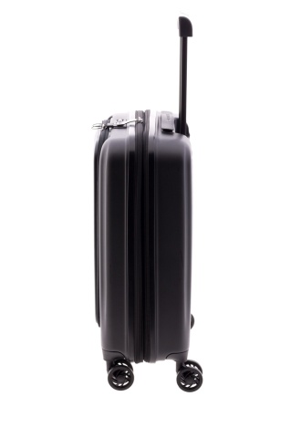 Troler Cabina Extensibil, Policarbonat, Comp. Laptop 15", Cifru TSA, Gladiator, Nomadtec, MG 3210 - 55 cm, Negru - Img 6