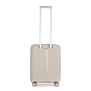 Troler Cabina extensibil Stratic S Straw T, 55x39x23 cm, Bej - Img 9