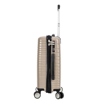 Troler Cabina Madisson SW33703, Polipropilena, 4 Roti Duble, Cifru, 55 cm, Auriu - Img 3