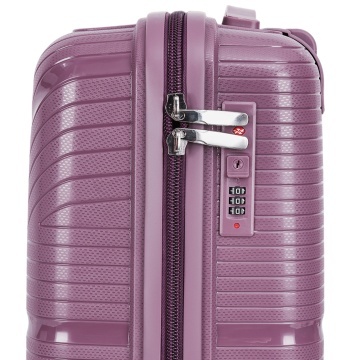 Troler cabina Madisson SW42103, polipropilena, cifru, 4 roti duble, 55 cm, mov - Img 12