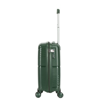 Troler cabina Madisson SW42103, polipropilena, cifru, 4 roti duble, 55 cm, verde inchis - Img 14