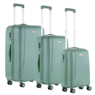 Troler Cabina, Policarbonat/ABS, 4 Roti Duble, cifru TSA, CarryOn Skyhopper, 55 cm, Verde - Img 9