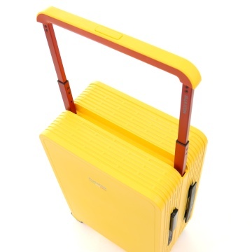 Troler Cabina Policarbonat Cifru TSA 4 Roti Duble Ella Icon Compact 2506 - 55 cm Galben - Img 7