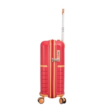 Troler Cabina Polipropilena, Fermoar Antifurt, Cifru TSA, Snowball, SW49403, 55.5 cm, Rosu - Img 5