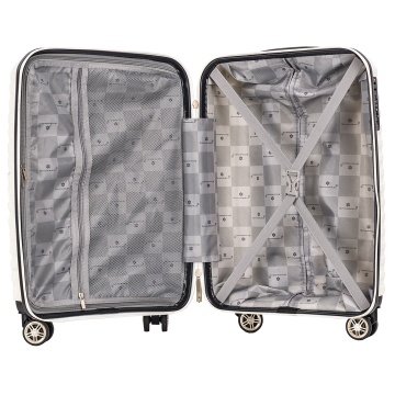 Troler cabina Snowball SW43803, polipropilena, cifru TSA, 4 roti duble, 55 cm, alb - Img 2