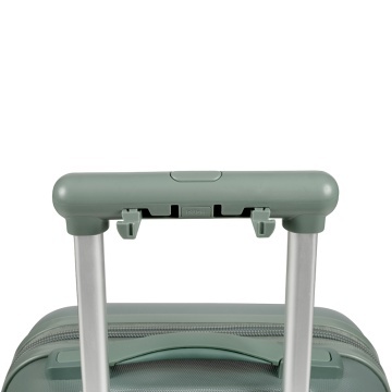 Troler cabina XS CarryOn Skyhopper Underseat, 40×30×20 cm, bagaj de mana Wizz Air, policarbonat, 19 L, cifru TSA, verde - Img 7