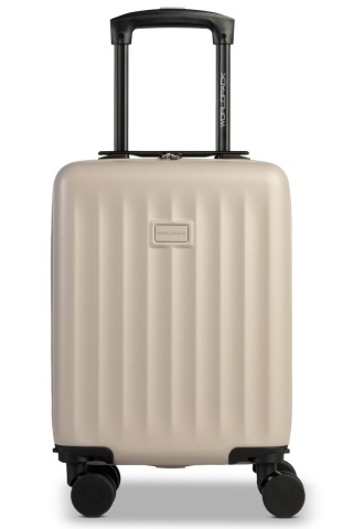 Troler Cabină XS Worldpack Underseat, 40×30×20 cm, Roți detașabile, ABS, 24 L, Bej
