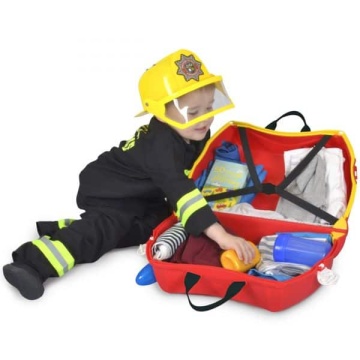 Troler copii Trunki Frank Masina de pompieri - 46 cm - Img 3