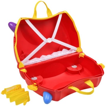 Troler copii Trunki Pepa Pig - 46 cm Rosu - Img 2