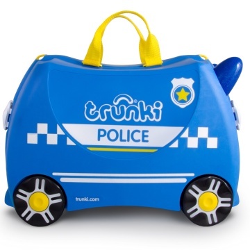 Troler copii Trunki PERCY Masina de politie - 46 cm - Img 4
