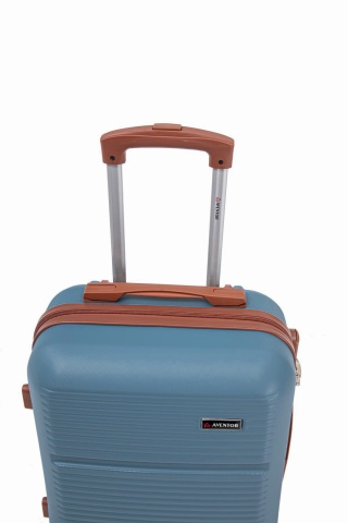 Troler de Cabină Aventor, 55x35x20 cm, ABS, Cifru, 4 roți duble 360°, 32 L, AV107, Albastru - Img 16