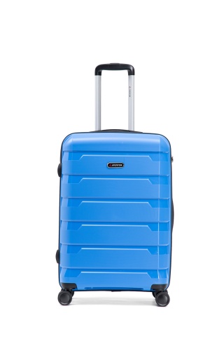 Troler de Cabină Aventor, 55x40x23 cm, Polipropilenă, Cifru TSA, 4 Roți Duble 360°, AV109, Albastru - Img 10