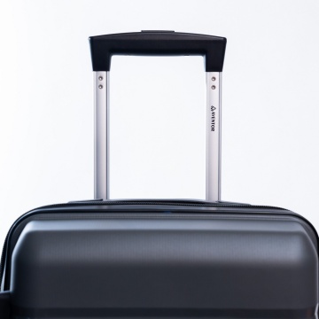 Troler de cabina Aventor AV102, 53x33x22 cm, bagaj de mana, polipropilena, cifru TSA, 4 roti duble 360°, antracit - Img 3