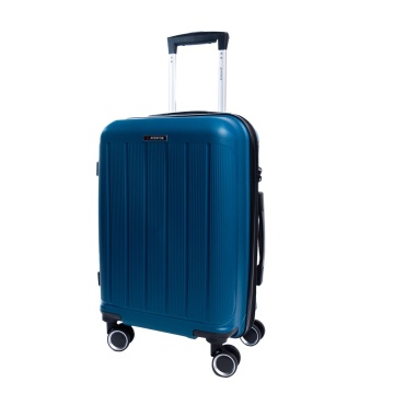 Troler de cabina extensibil Aventor AV101, 55x36x21.5 cm, bagaj de mana, polipropilena, +20% capacitate, fermoar antifurt, cifru TSA, turcoaz - Img 11