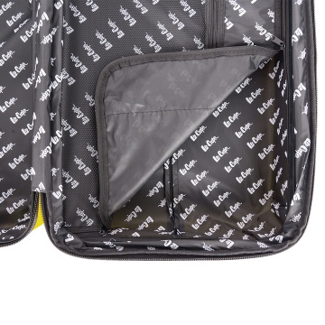 Troler de cabina Lee Cooper LC32203, policarbonat, 4 roti duble, cifru, 55 cm, galben - Img 16