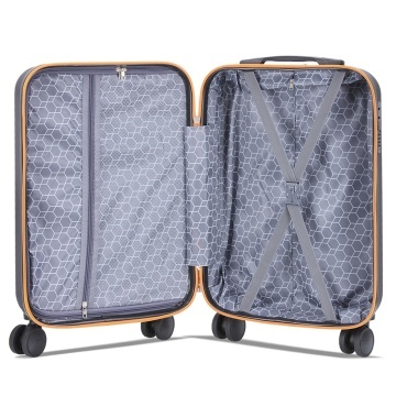 Troler de Cabină Madisson, 55x35x20 cm, ABS, Fermoar Antifurt, Cifru, 35 L, SW66802, Negru - Img 2