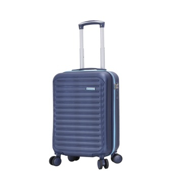 Troler de Cabină Madisson, 55x35x20 cm, ABS, Fermoar Antifurt, Cifru, 35 L, SW66802, Bleumarin