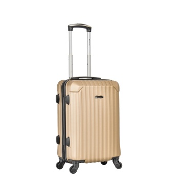 Troler de cabina Madisson SW44204, ABS, 4 roti, cifru, 55 cm, auriu
