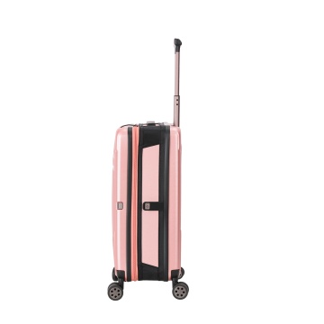 Troler de Cabină Pliabil Snowball , 55x35x20 cm, Policarbonat, Cifru TSA, SW61101, Rose - Img 12