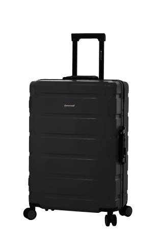 Troler de cabina Snowball SW20503, policarbonat, inchidere clapeta, cifru TSA, 55 cm, negru