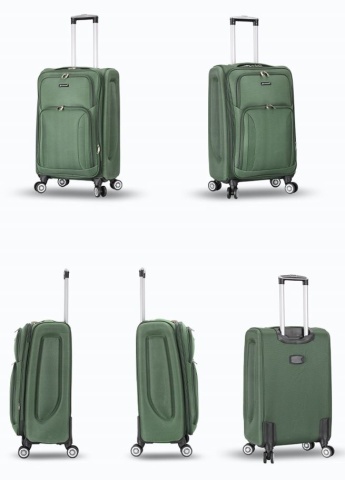 Troler Extra Large Extensibil 86x52x33 cm, Poliester, Cifru, Madisson,SW66204, Grena - Img 16