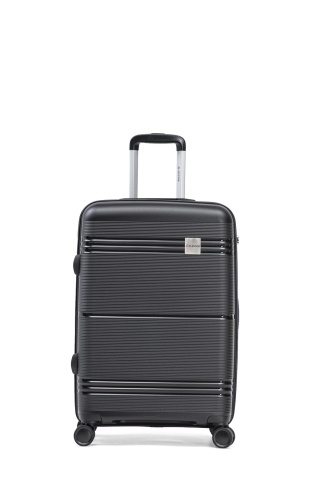 Troler Mare Aventor, 76.5x51.5x28.5 cm, Polipropilenă, Cifru TSA, 4 Roți Duble 360°, AV108, Negru - Img 12