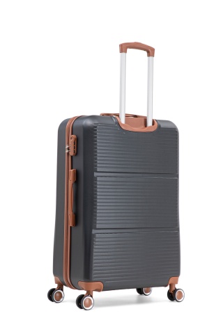 Troler Mare Aventor, 77x47x28 cm, ABS, Cifru, 4 Roți Duble 360°, 91 L, AV107, Negru - Img 13
