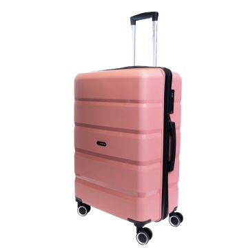 Troler mare Aventor AV102, bagaj de cala, 71.5x47.5x29 cm, polipropilena, cifru TSA, 4 roti duble 360°, rose, RESIGILAT - Img 5