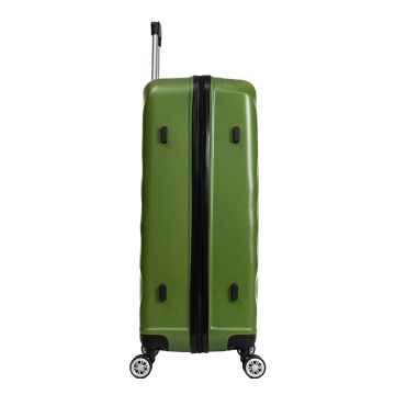 Troler mare Aventor AV104, 76x49x29 cm, bagaj de cala, 100%ABS, cifru, 4 roti duble 360°, verde - Img 8