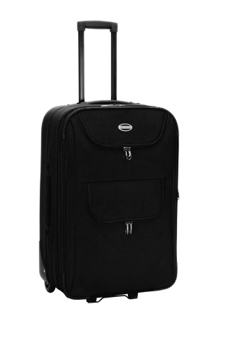 Troler Mare, Extensibil, 2 Roti, Madisson, SW38104 - 73 cm, Negru