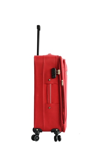 Troler Mare, Extensibil, 4 Roti Duble, Madisson, SW21403 - 78 cm, Rosu - Img 8