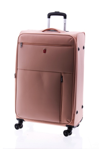 Troler Mare, Extensibil, 4 Roti Duble, Nylon, Gladiator, Arctic, MG 3712 - 78 cm, Rose - Img 3