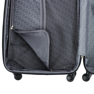 Troler Mare Extensibil 76x49x31 cm Madisson, ABS, Cifru, 4 Roți, SW43303, Albastru Deschis - Img 6