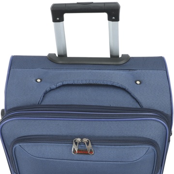 Troler mare extensibil Madisson, 76x46x28/33 cm, poliester, bagaj de cală, 4 roți duble, cifru, SW55104, bleumarin - Img 9