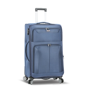 Troler mare extensibil Madisson, 76x46x28/33 cm, poliester, bagaj de cală, 4 roți duble, cifru, SW55104, bleumarin - Img 19