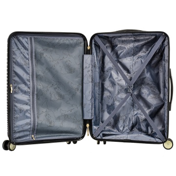 Troler Mare Madisson SW33703, Polipropilena, 4 Roti Duble, Cifru, 75 cm, Negru - Img 2