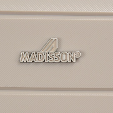 Troler Mare Madisson SW33703, Polipropilena, 4 Roti Duble, Cifru, 75 cm, Auriu - Img 6