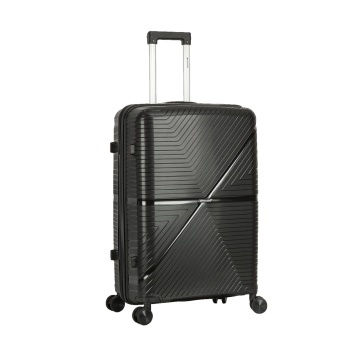 Troler mare Madisson SW42103, polipropilena, cifru, 4 roti duble, 77 cm, negru - Img 6