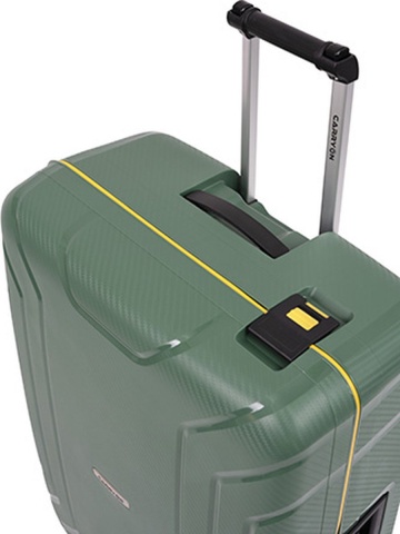 Troler Mare Polipropilena inchidere cu clapeta CarryOn STEWARD 75 cm Verde - Img 3