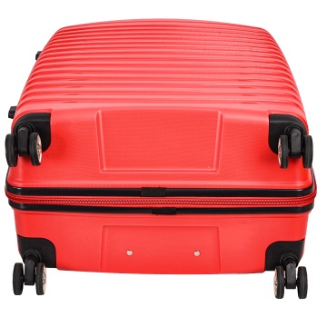 Troler mare Snowball SW43803, polipropilena, cifru TSA, 4 roti duble, 77 cm, rosu - Img 16