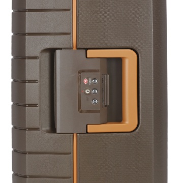Troler Mediu 68x47x26 cm Snowball, 100% Polipropilenă, Închidere Clapetă, SW57203, Maro - Img 10