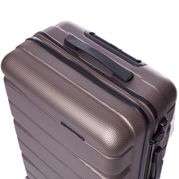 Troler Mediu ABS 4 Roti Ella Icon Brick 1193-66 cm Maro - Img 4