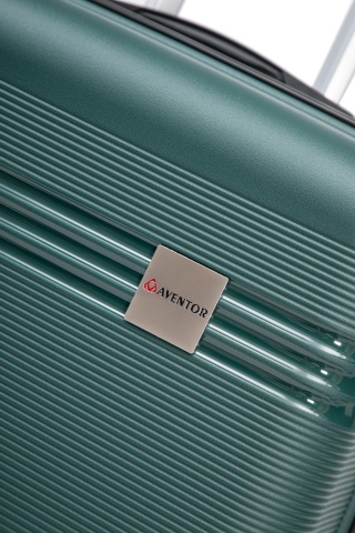Troler Mediu Aventor, 67.5x46x26 cm, Polipropilenă, Cifru TSA, 4 Roți Duble 360°, AV108, Verde - Img 15