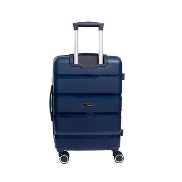 Troler mediu Aventor AV102, bagaj de cala, 62.5x40.5x25 cm, polipropilena, cifru TSA, 4 roti duble 360°, bleumarin - Img 9